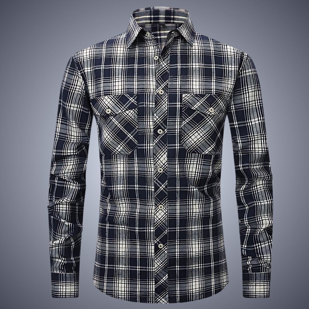 Men'S Comfortable Flex Flannel Shirt