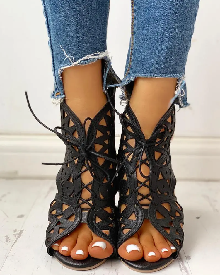 Women'S Sandals With Laces