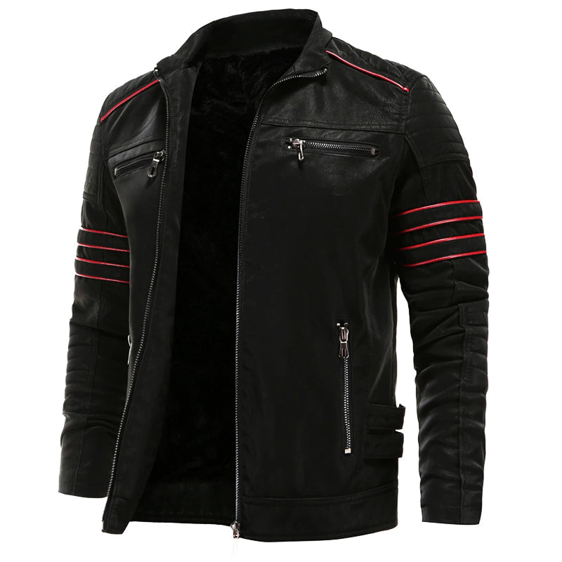 Men's Biker Leather Jacket