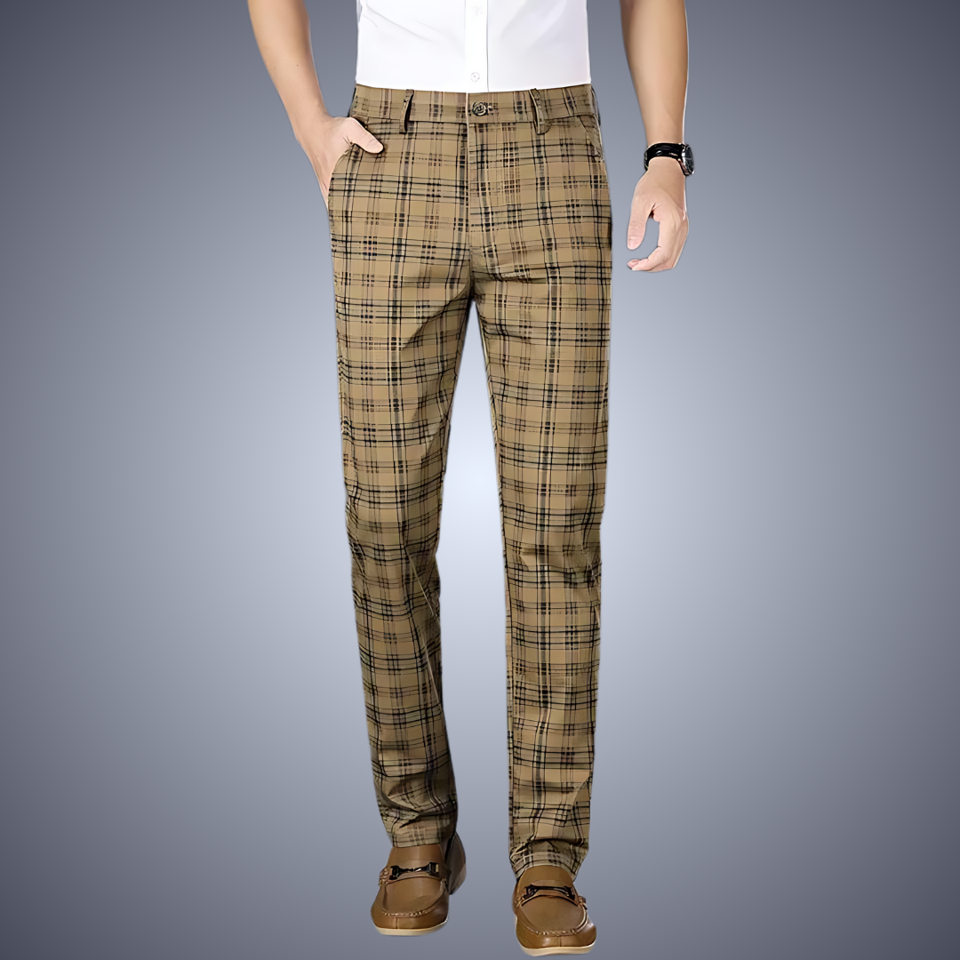 Men'S Checkered Trousers