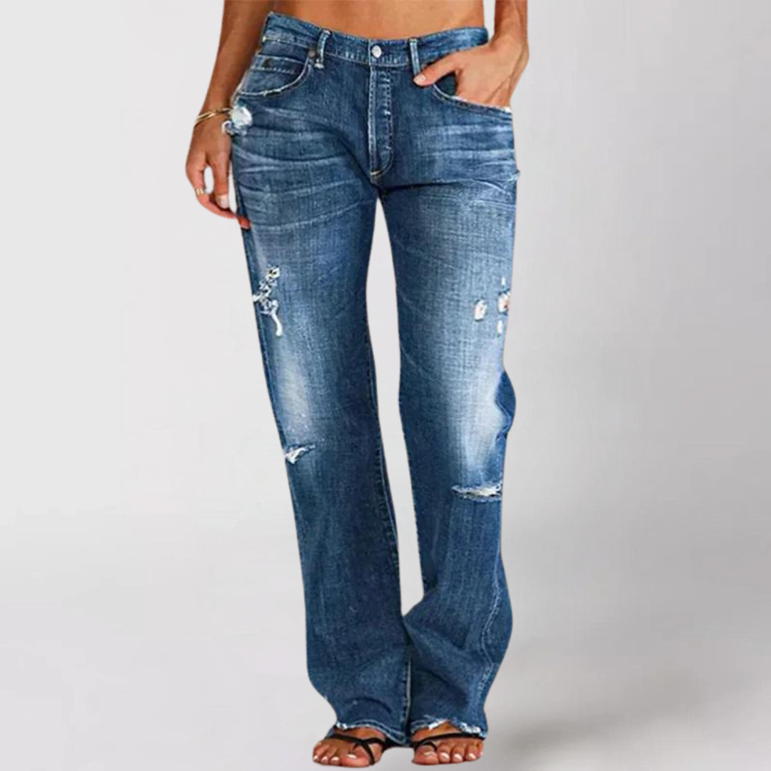 Women's Loose Wide Cut Denim Jeans