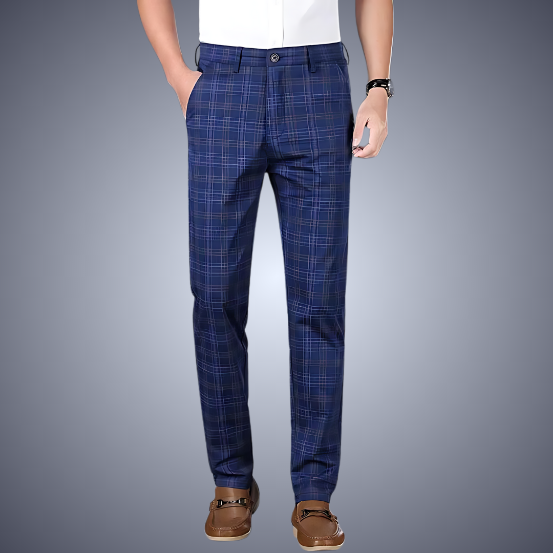 Men'S Checkered Trousers