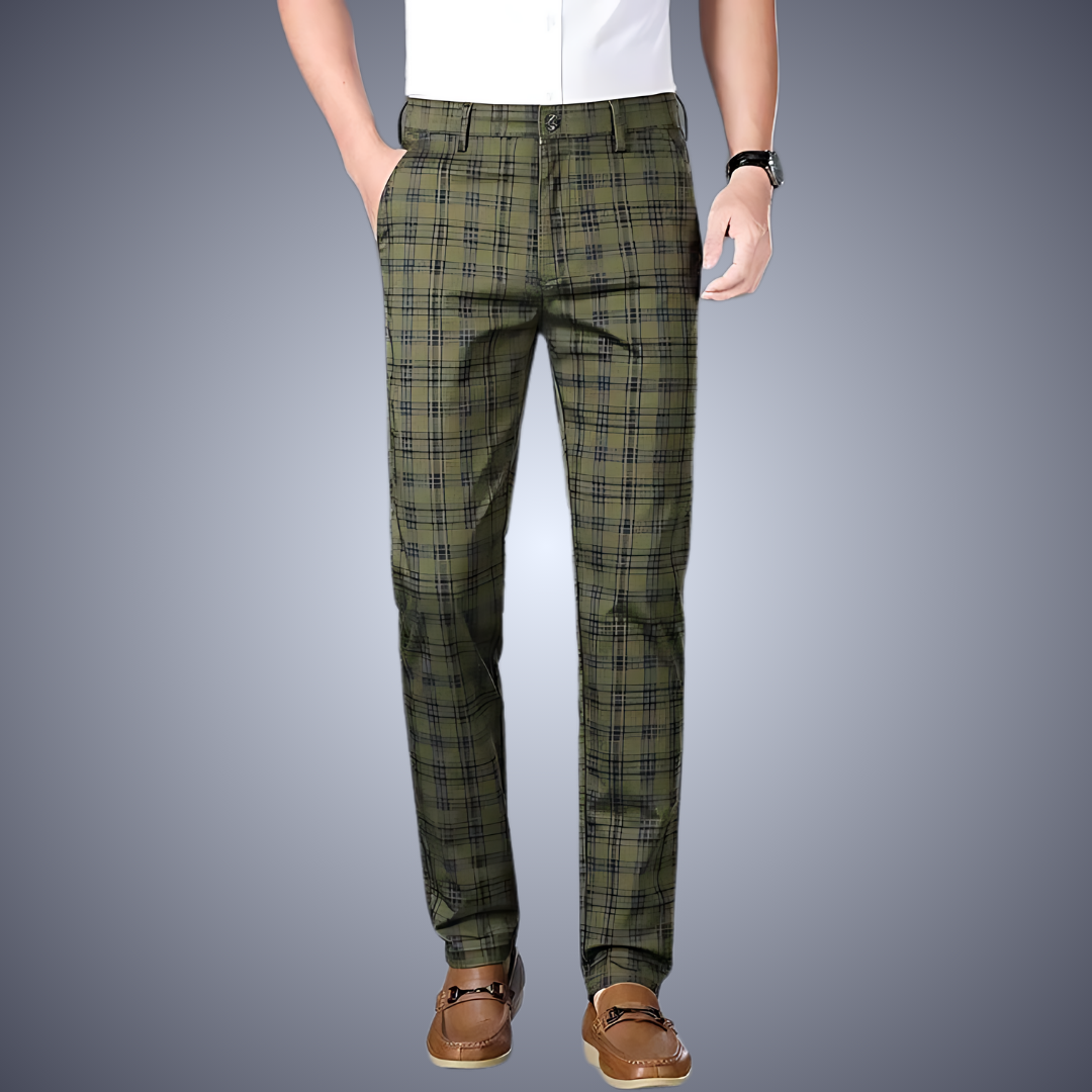 Men'S Checkered Trousers