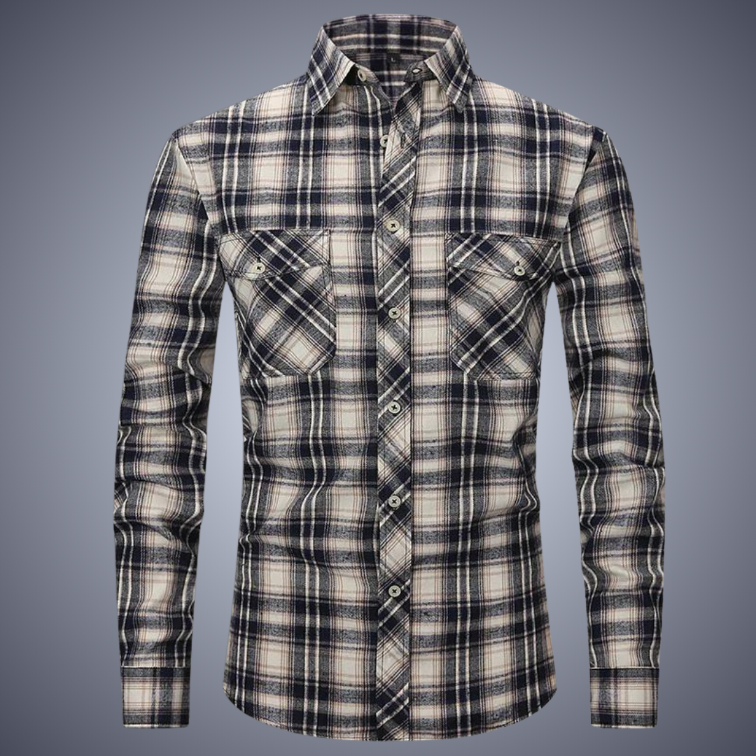 Men'S Comfortable Flex Flannel Shirt