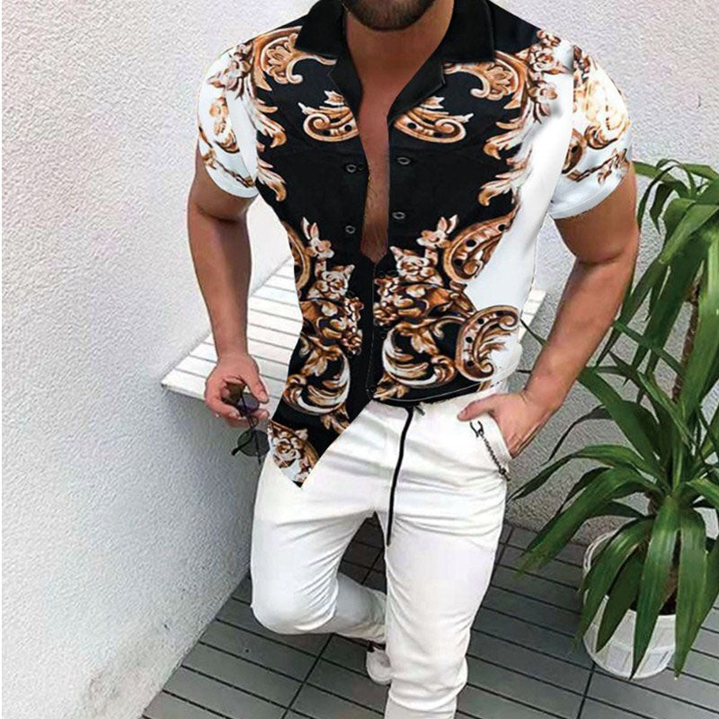 Men'S Shirt In Designer Print