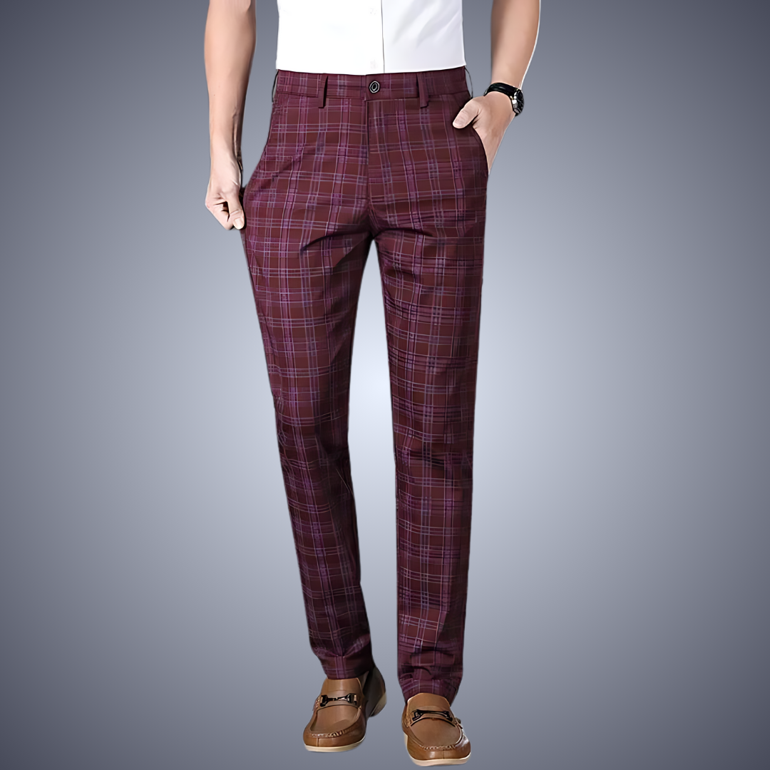 Men'S Checkered Trousers