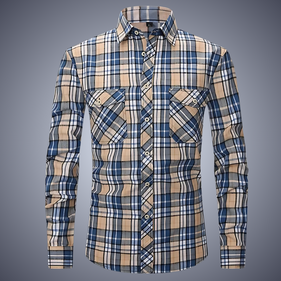 Men'S Comfortable Flex Flannel Shirt