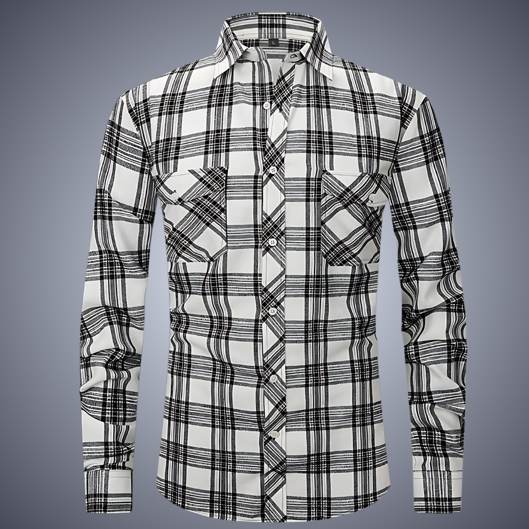 Men'S Comfortable Flex Flannel Shirt