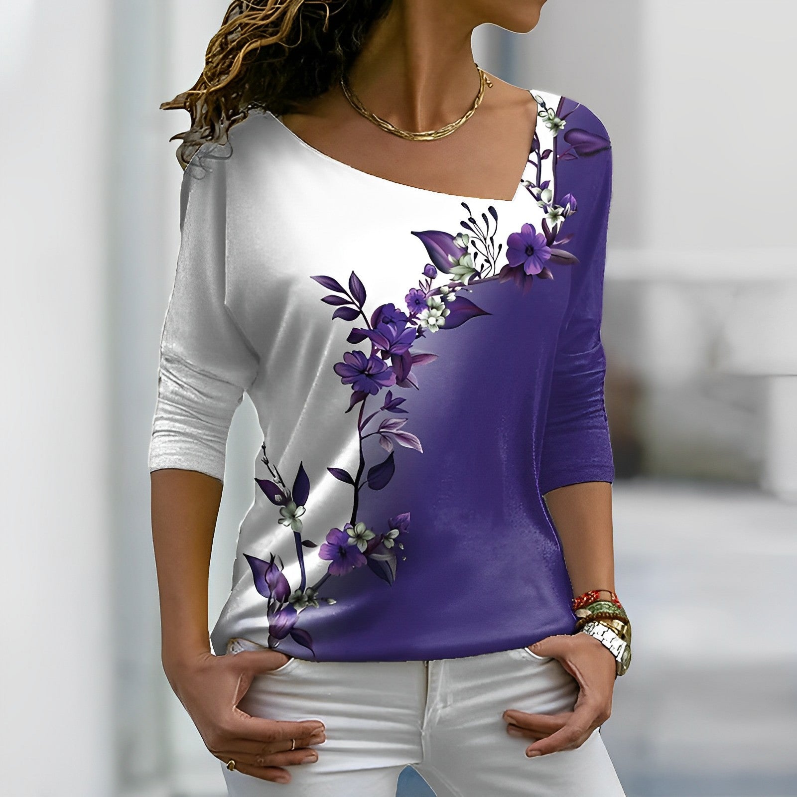 Women'S Floral Art T-Shirt