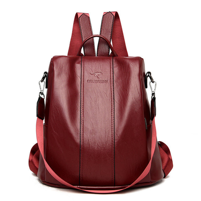 Leather Backpack For Women