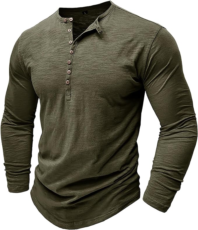 Men'S Loose Cotton Shirt