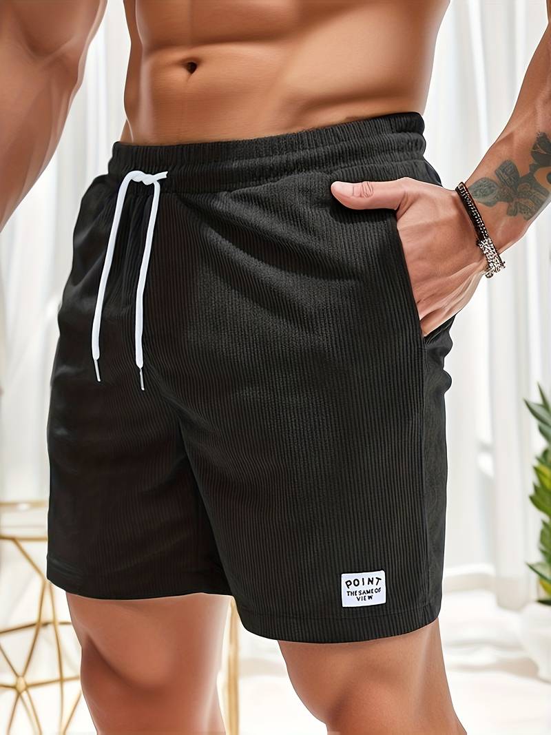 Loose Corduroy Shorts For Men