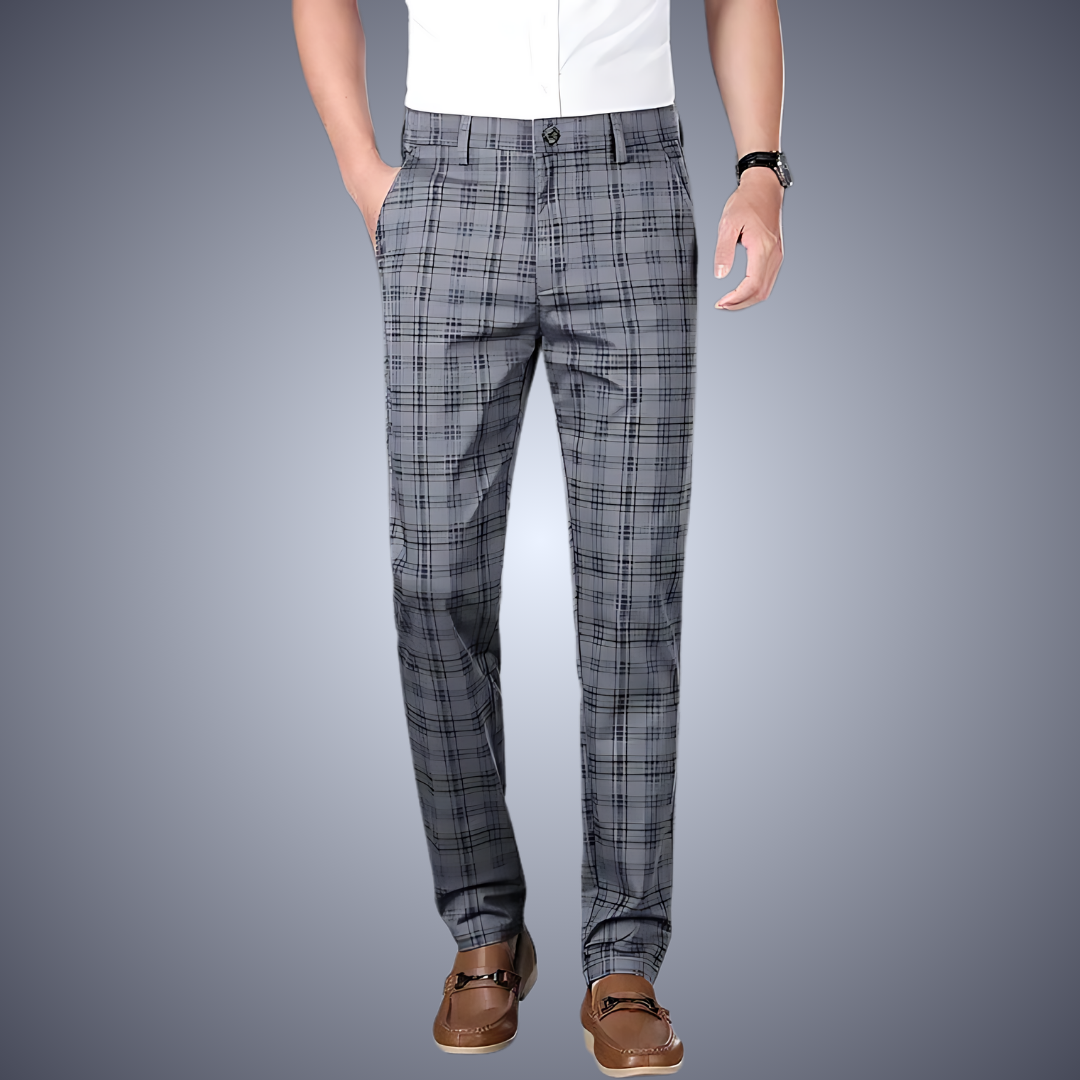 Men'S Checkered Trousers