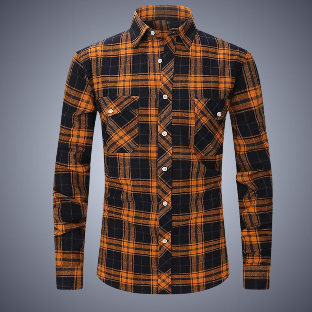 Men'S Comfortable Flex Flannel Shirt