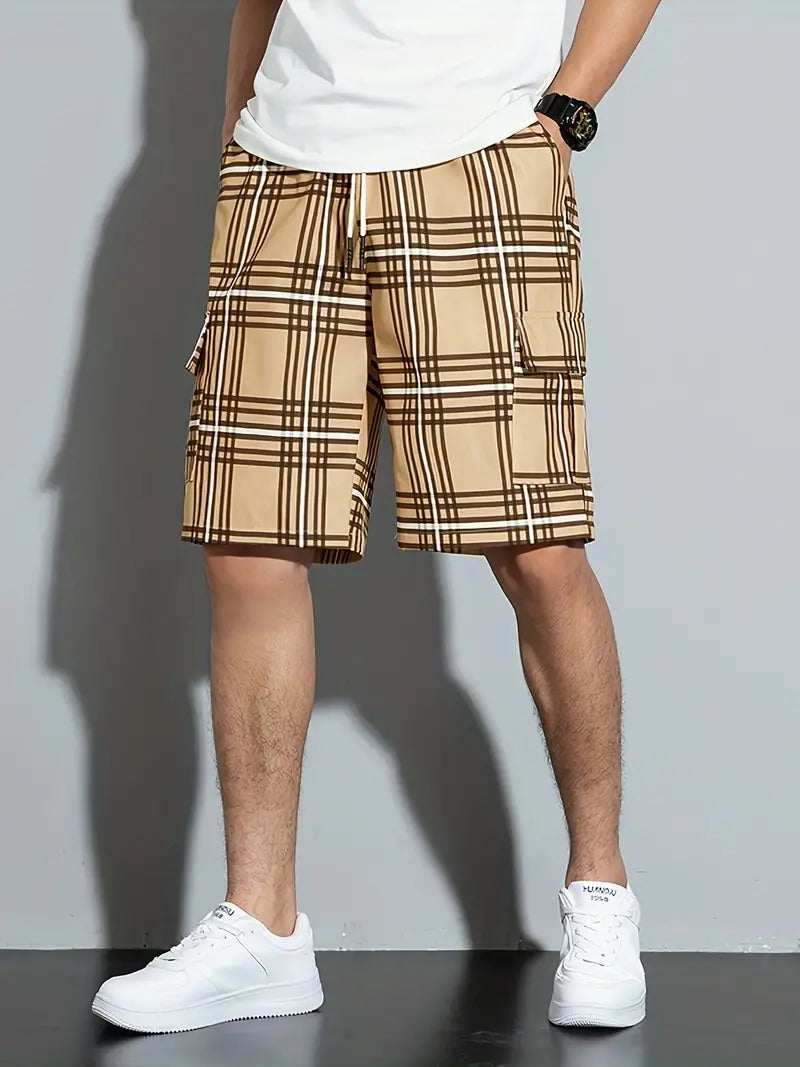 Check Pattern Shorts For Men