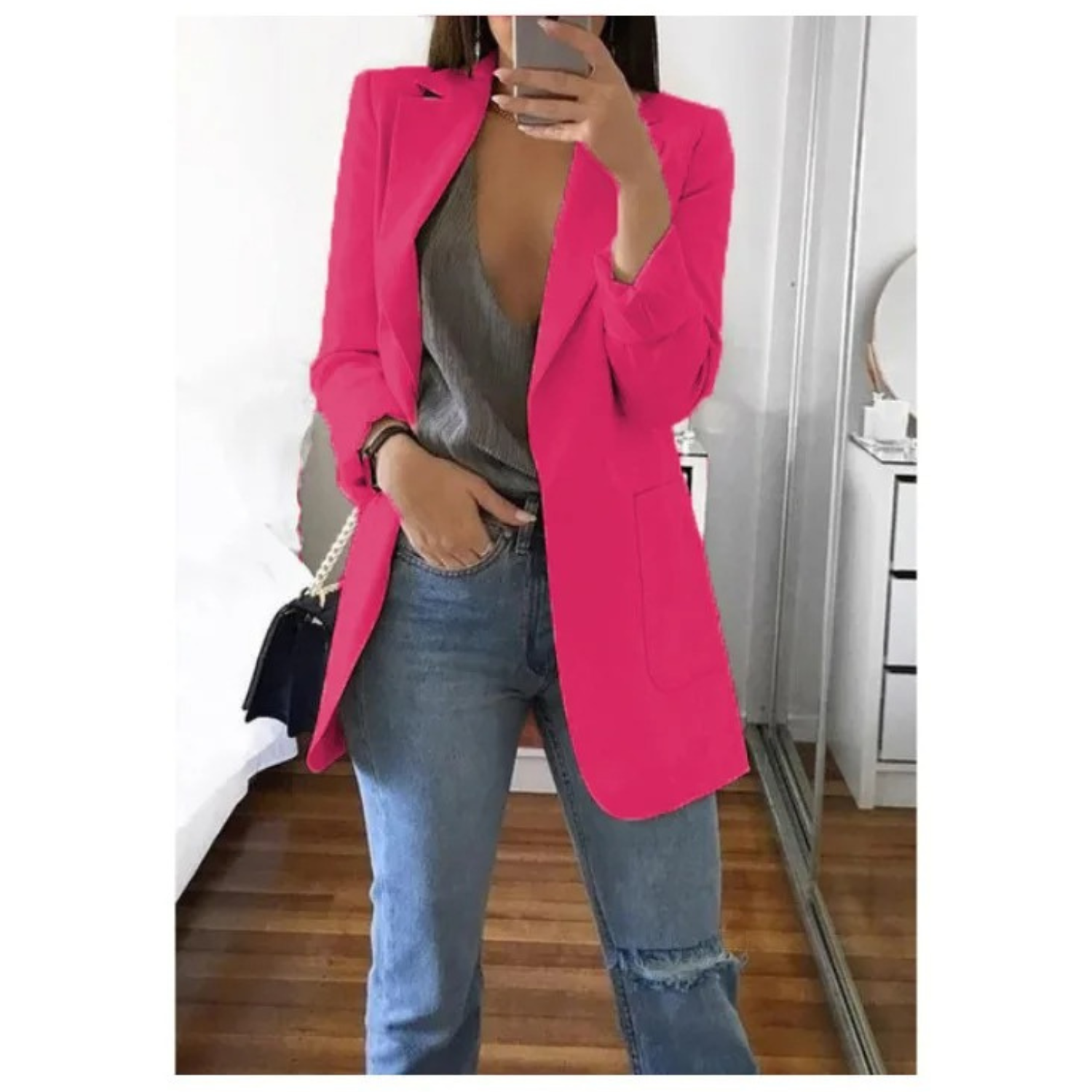 Women'S Notched Blazer