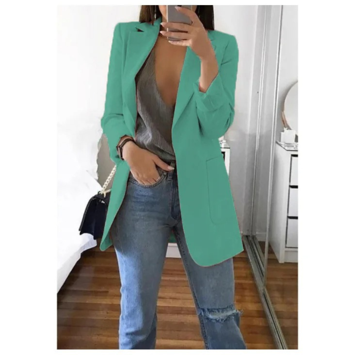 Women'S Notched Blazer