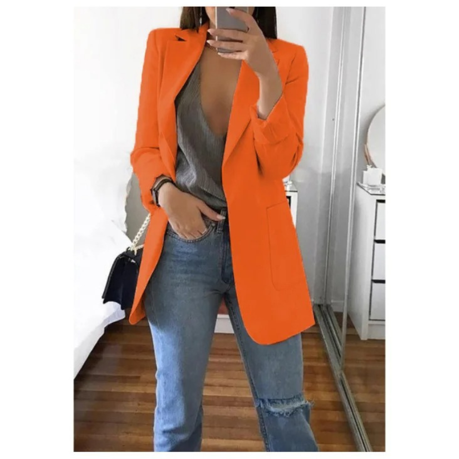 Women'S Notched Blazer