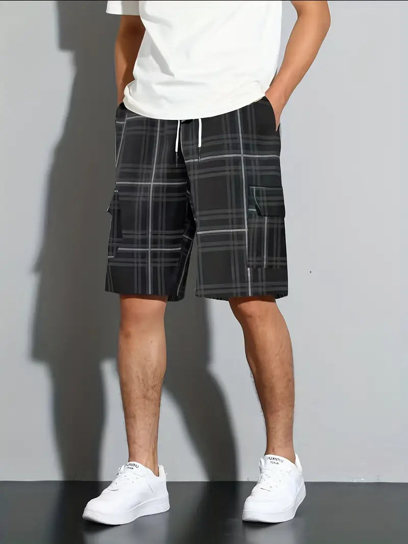 Check Pattern Shorts For Men