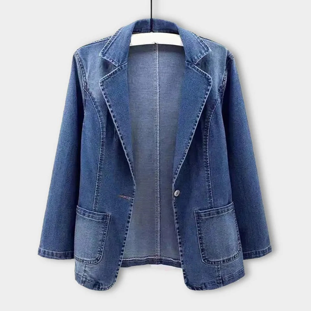 Denim Jeans Blazer For Women