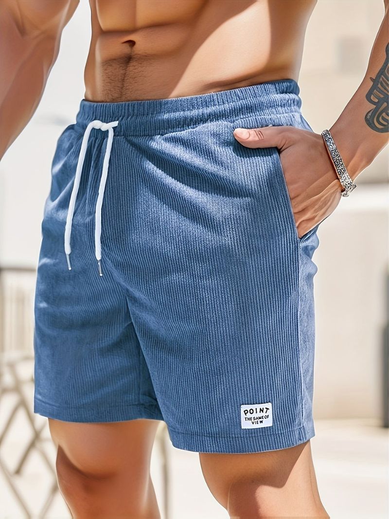 Loose Corduroy Shorts For Men