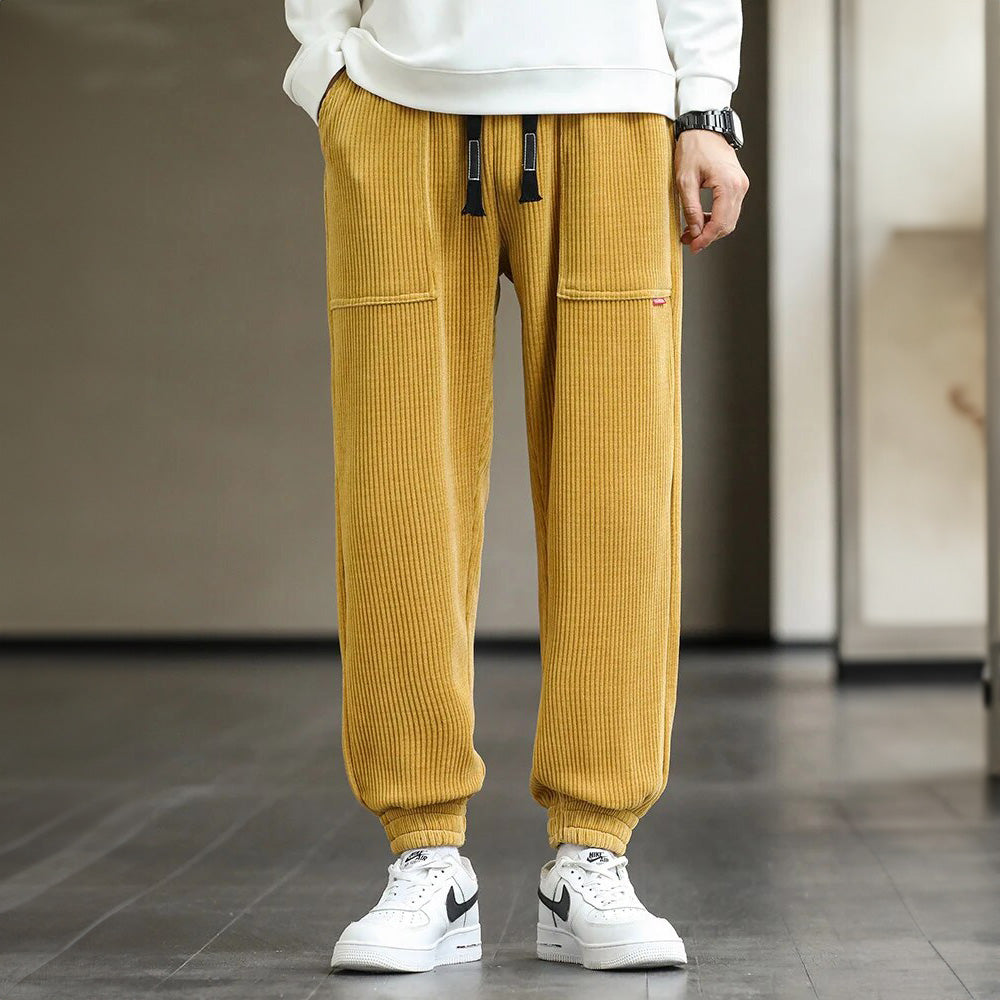 Men'S Loose Corduroy Trousers