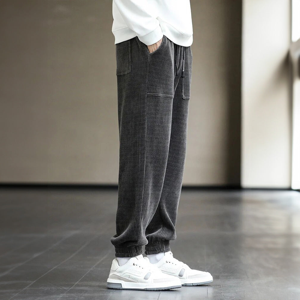 Men'S Loose Corduroy Trousers