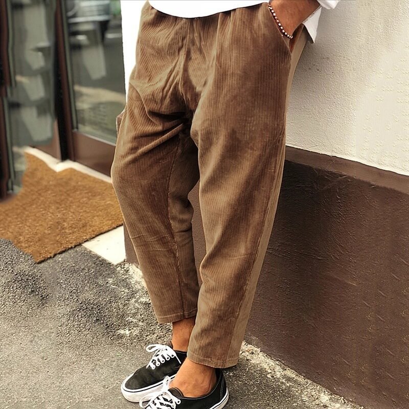 Loose Corduroy Pants For Men