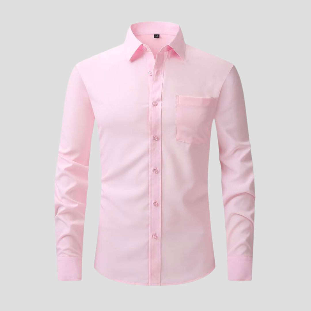 Men'S Long-Sleeve Button-Down Shirt