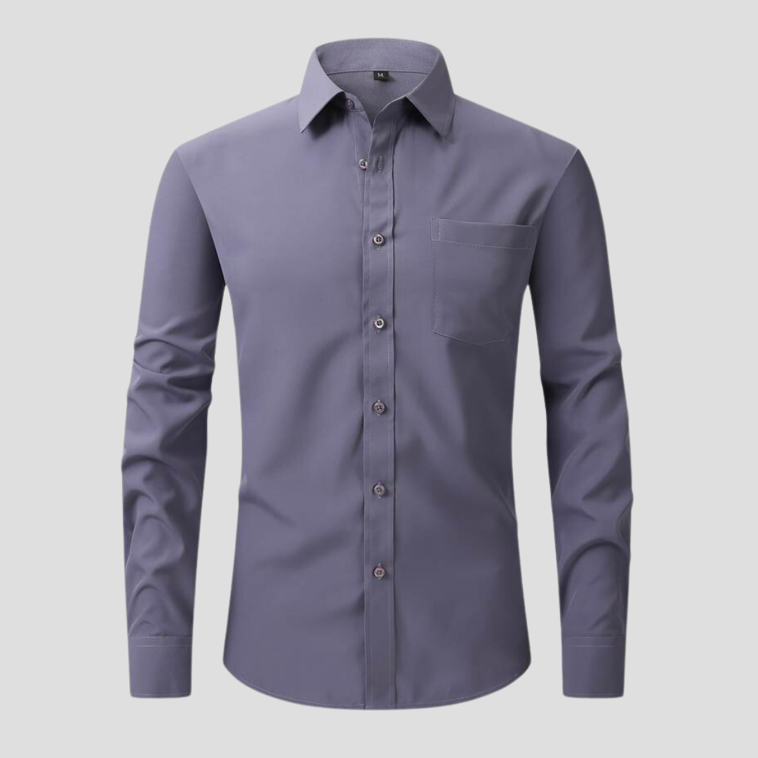 Men'S Long-Sleeve Button-Down Shirt