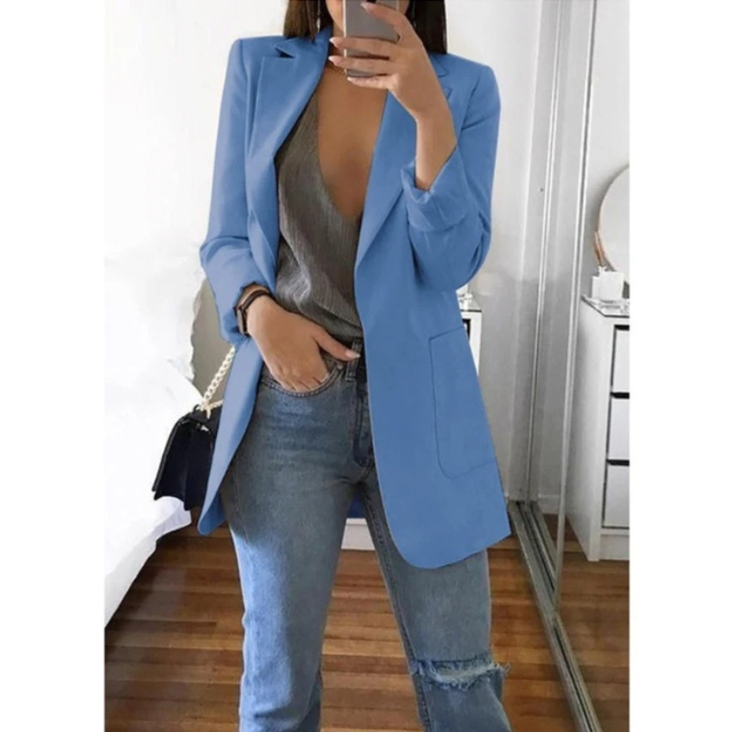 Women'S Notched Blazer