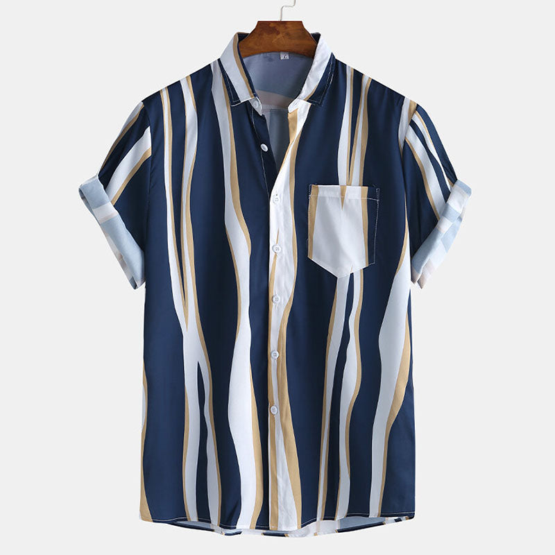 Striped Men'S Polo Shirt For Every Occasion