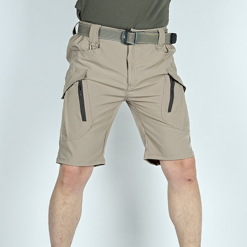 Mens Waterproof Breathable Cargo Shorts