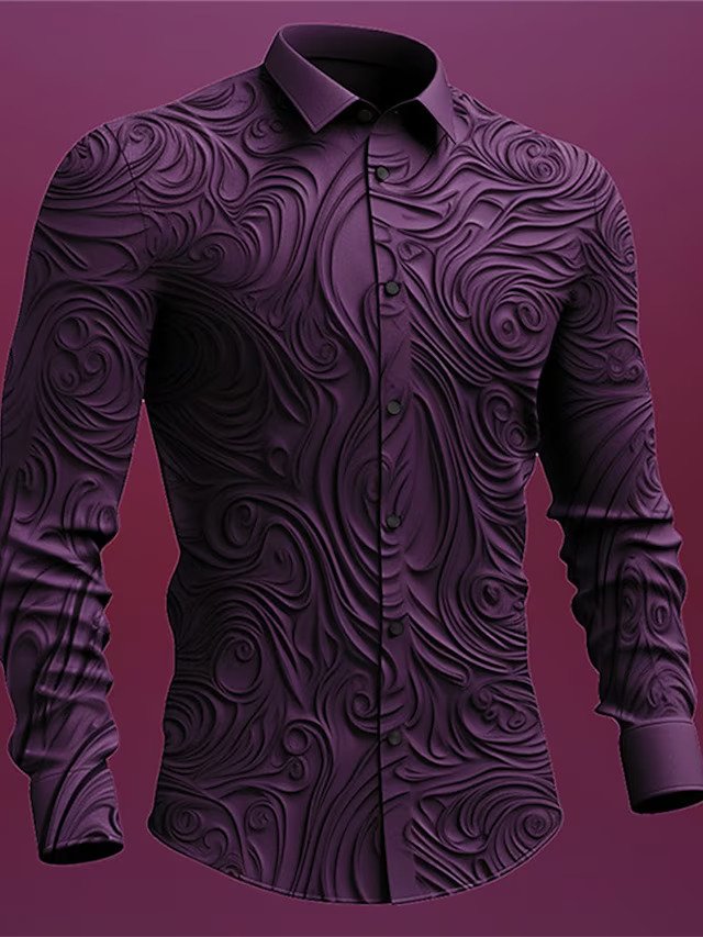 Elegant Gothic Men'S Shirt