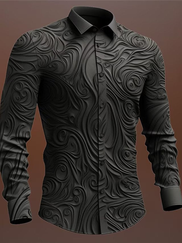 Elegant Gothic Men'S Shirt