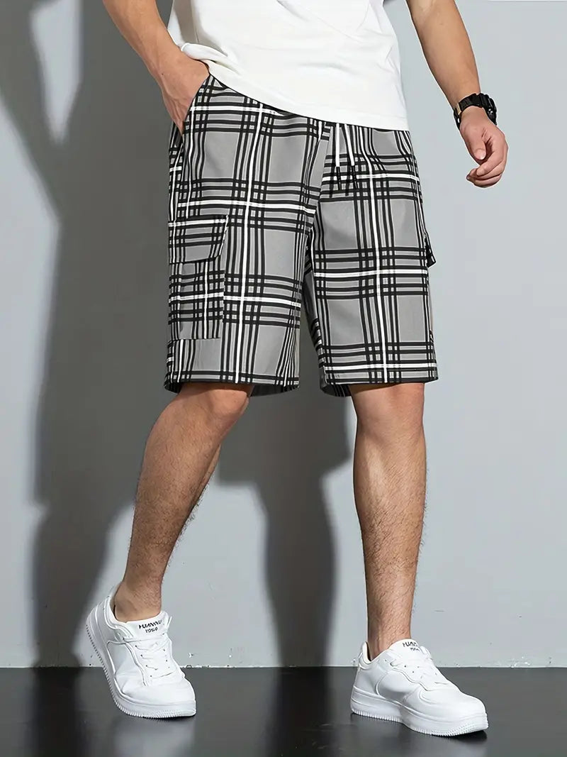 Check Pattern Shorts For Men