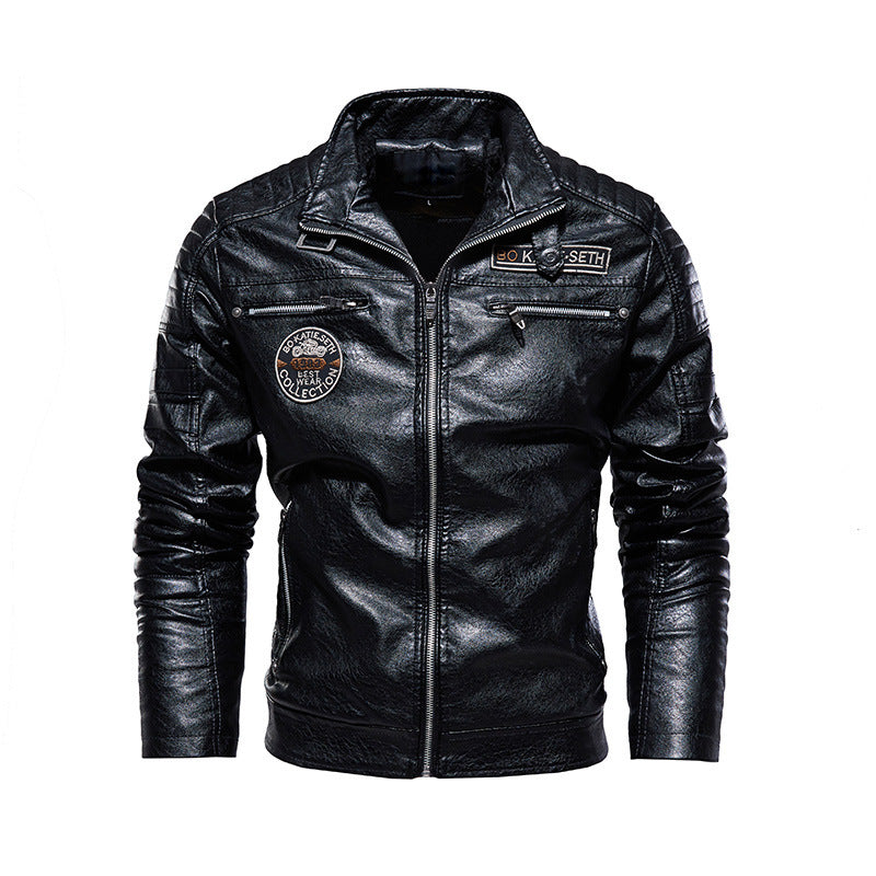 Motorcycle Biker Leather Jacket For Men