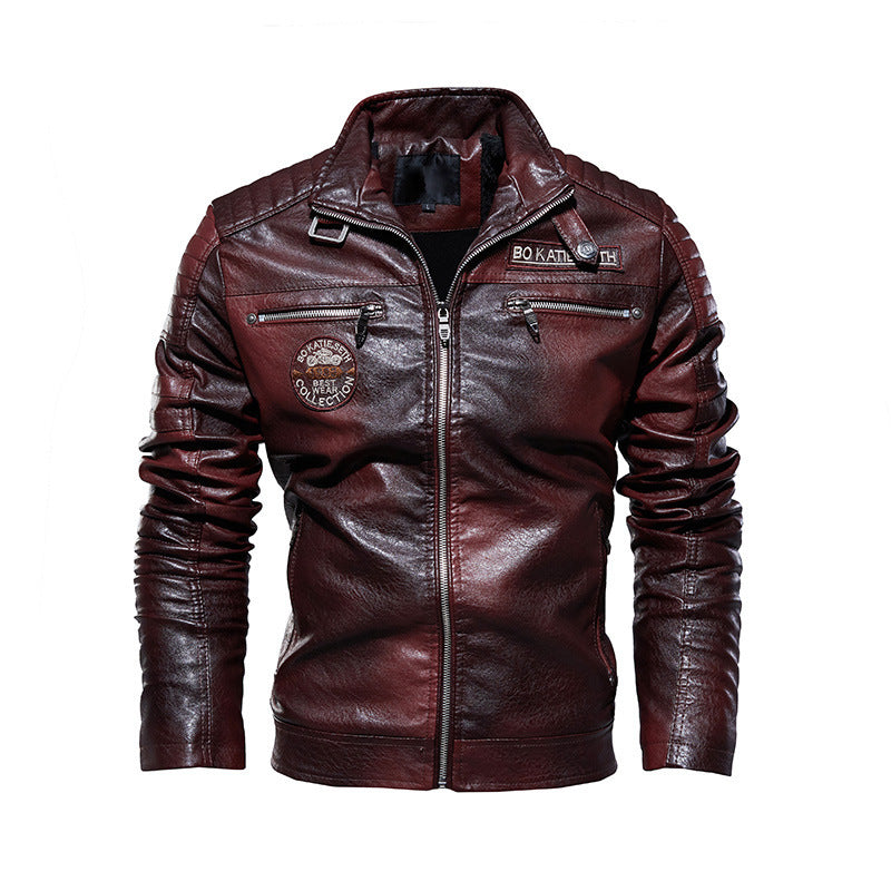 Motorcycle Biker Leather Jacket For Men