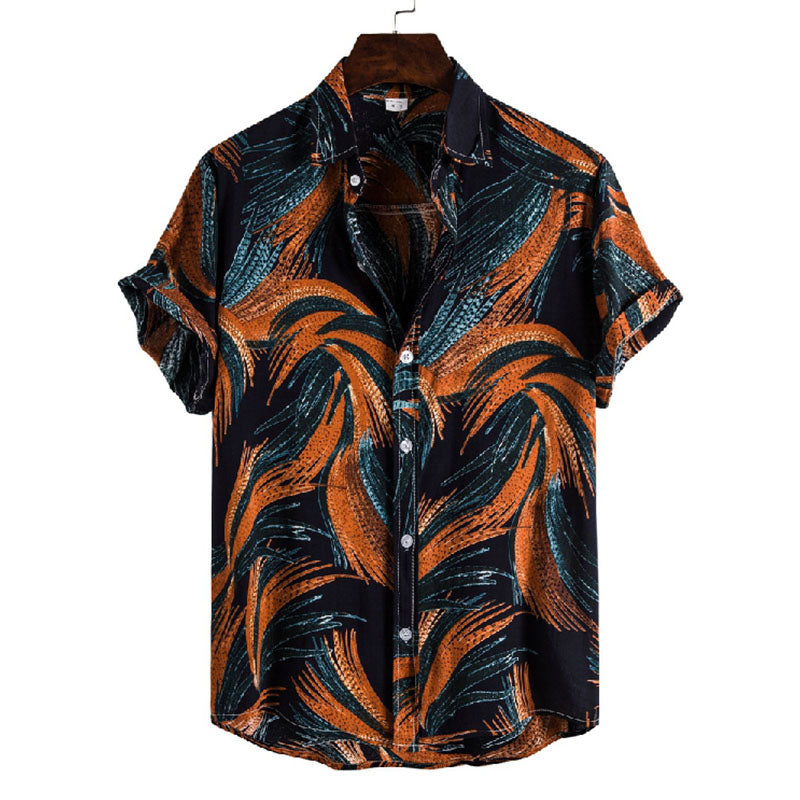 Casual Holiday Shirt With Print For Men