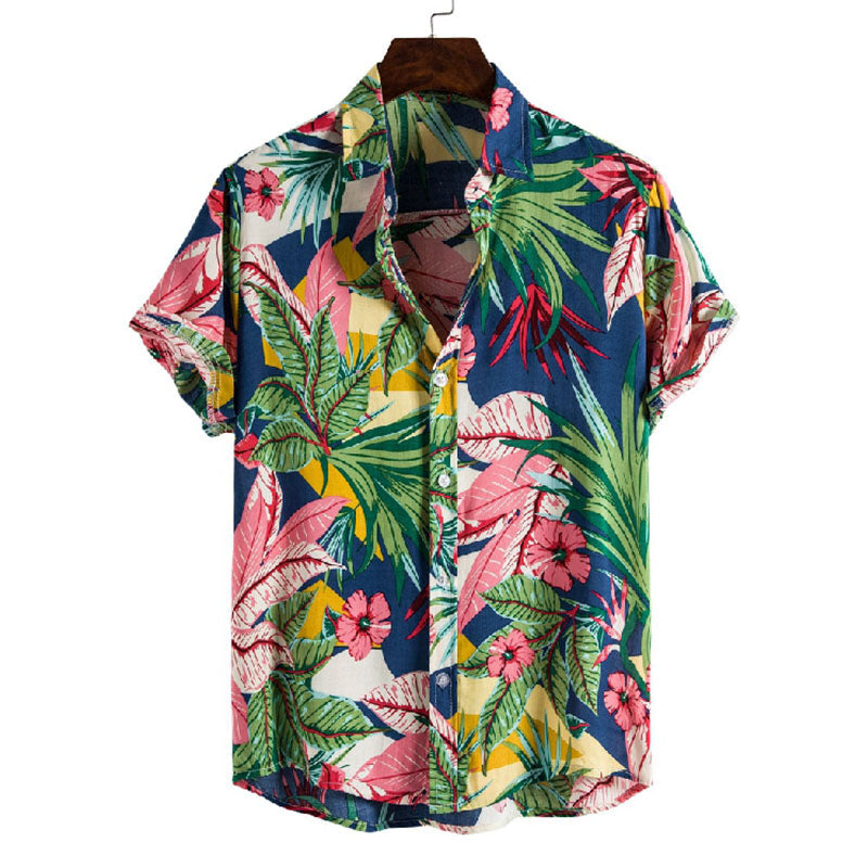 Exotic Men'S Holiday Shirt With Print