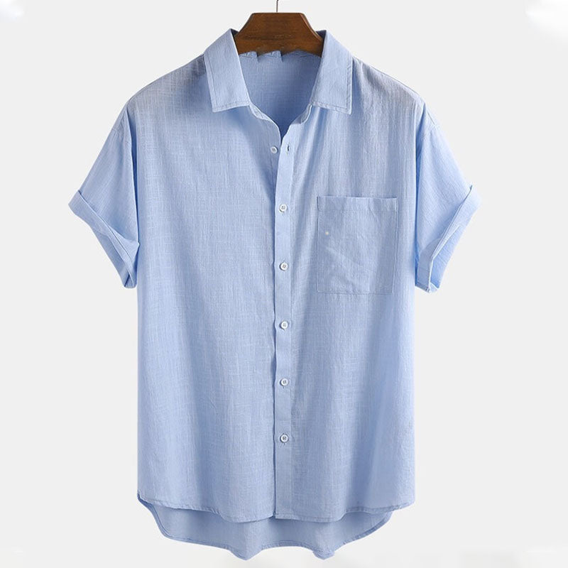 Stylish Men'S Short-Sleeved Shirt For Every Day