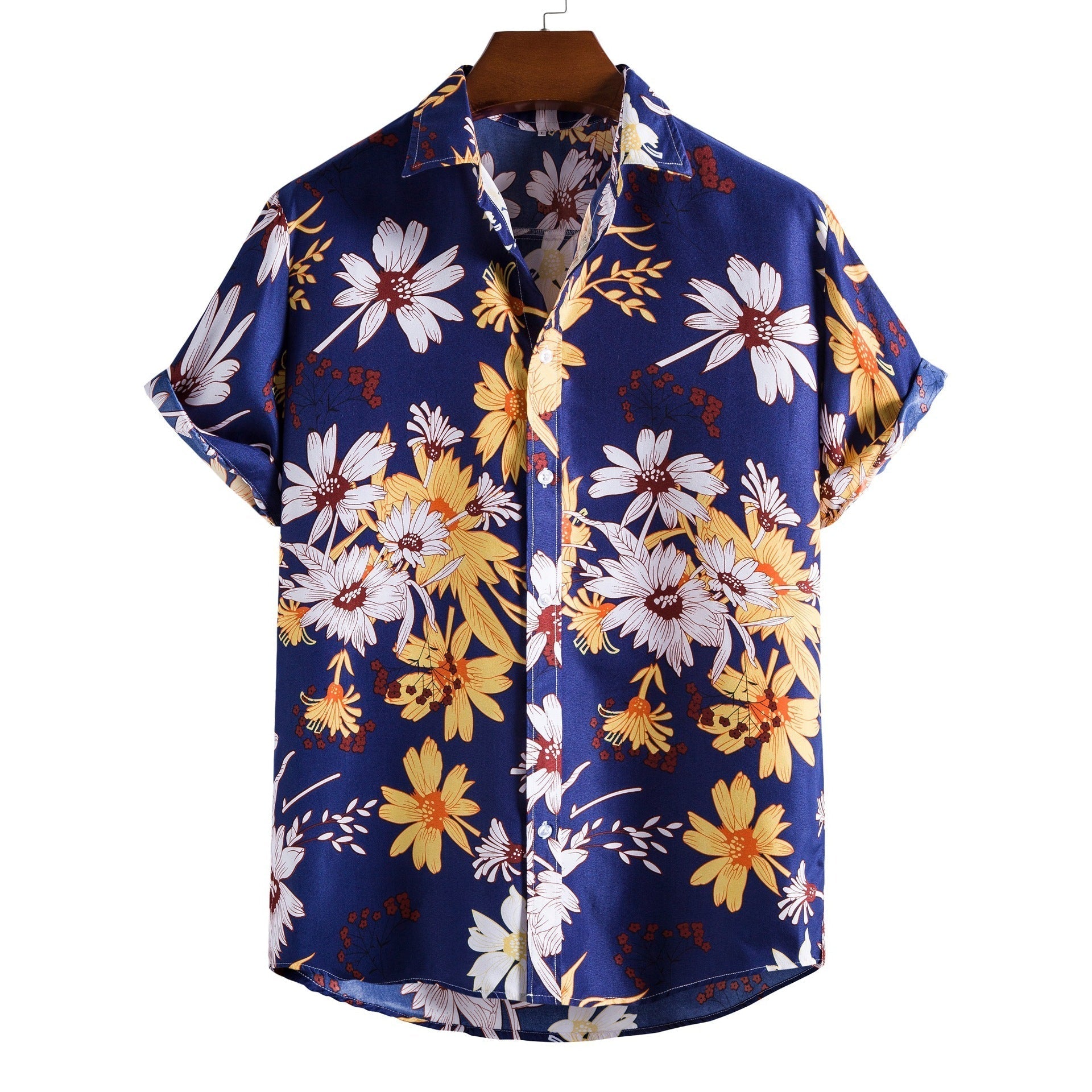 Men'S Tropical Short-Sleeved Shirt