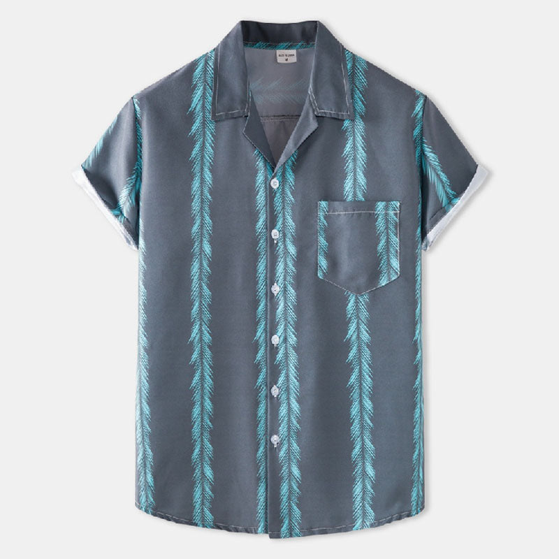 Men'S Striped Holiday Shirt