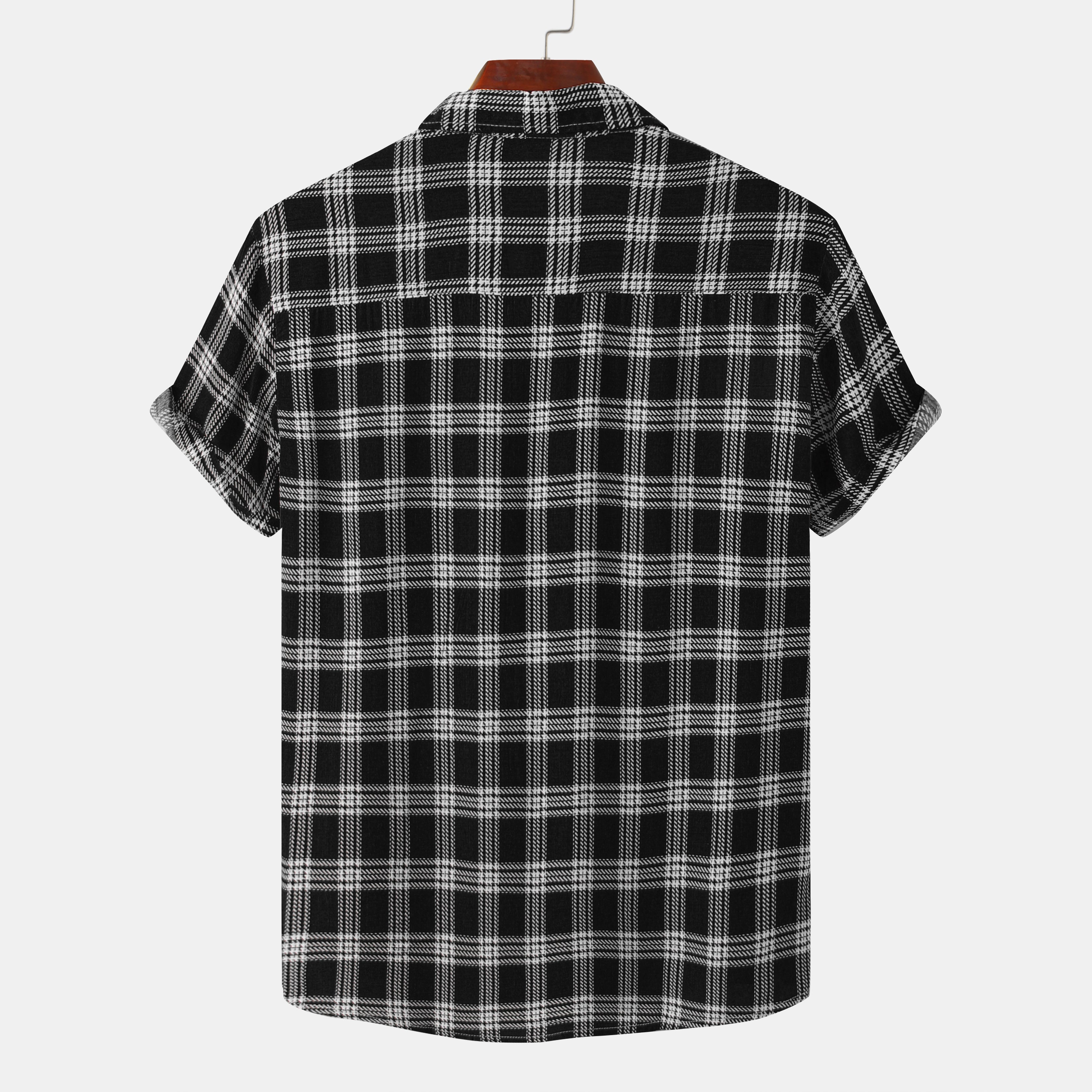 Men'S Short-Sleeved Shirt In Vintage Look