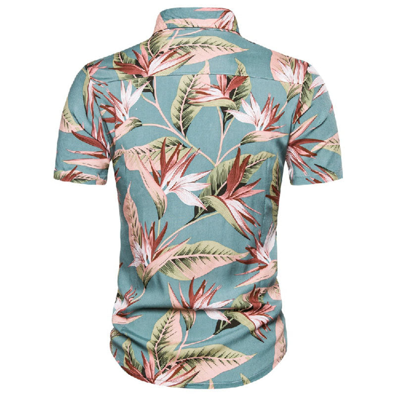 Men'S Tropical Short-Sleeved Shirt For Every Holiday