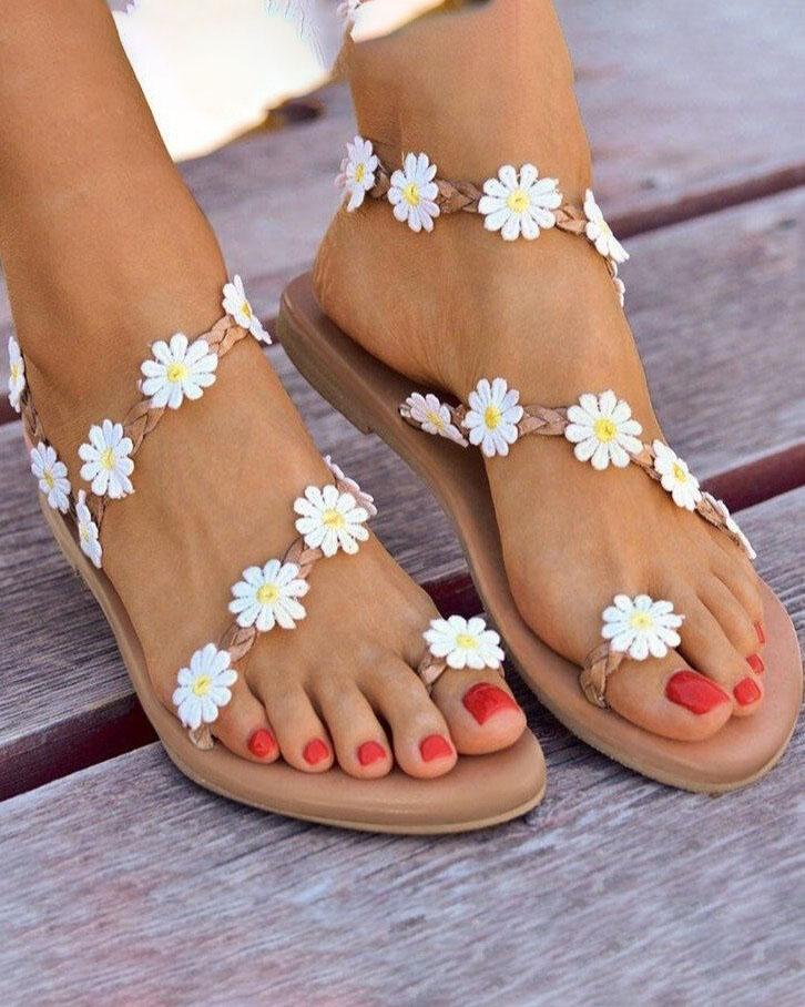 Women'S Floral Sandals