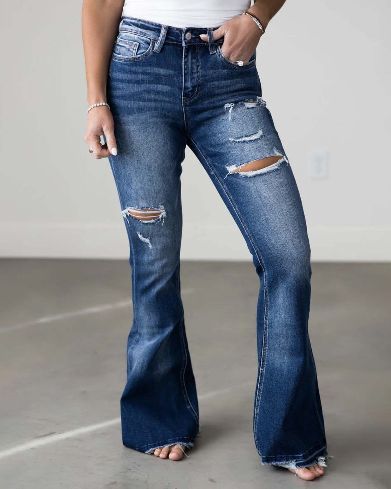 Women'S Bootcut High Waisted Bell Bottoms