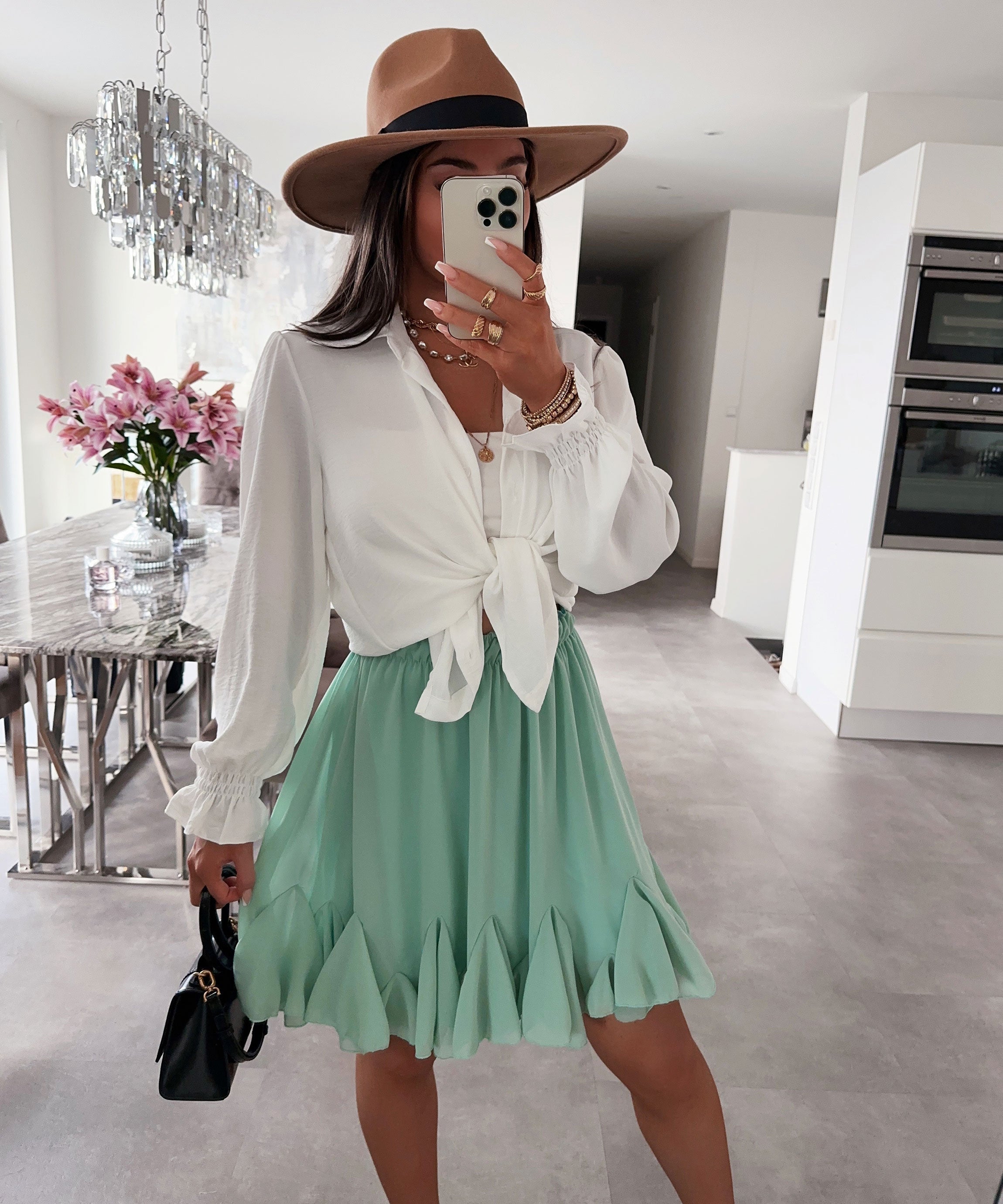 Women'S Skirt Nicole Mint